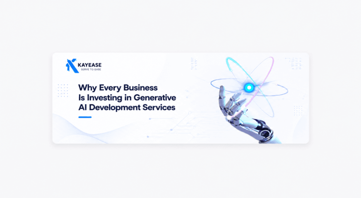 Warum jedes Unternehmen in Generative-KI-Entwicklungsleistungen investiert