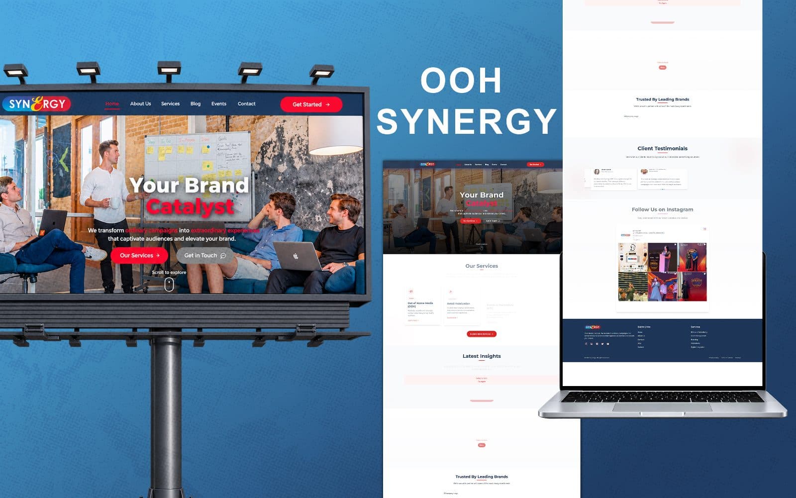 Außenwerbung durch digitale Innovation neu gestalten AdTech · Webplattform · Digitale Werbung