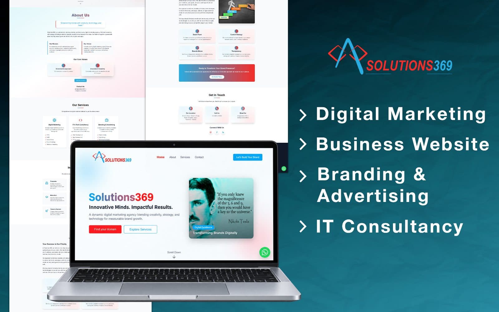 Ein leistungsstarkes Digital-Marketing-Erlebnis schaffen Digital Marketing · Webentwicklung · UI/UX